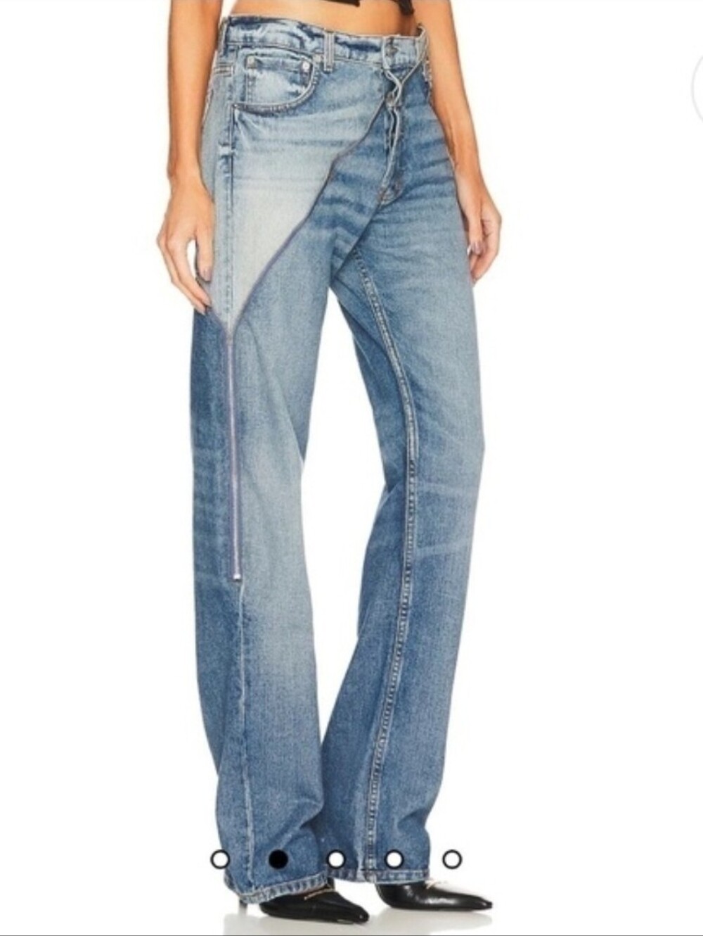 EB DENIM Gemini Zipper Jeans 26 EUC - Picture 3 of 9